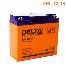 Аккумулятор свинцово-кислотный Delta HRL 12-18